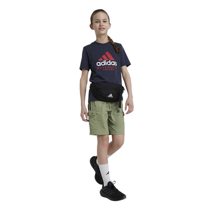 Navy - Lifestyle - Adidas Childrens-Kids Manchester United Cotton T-Shirt