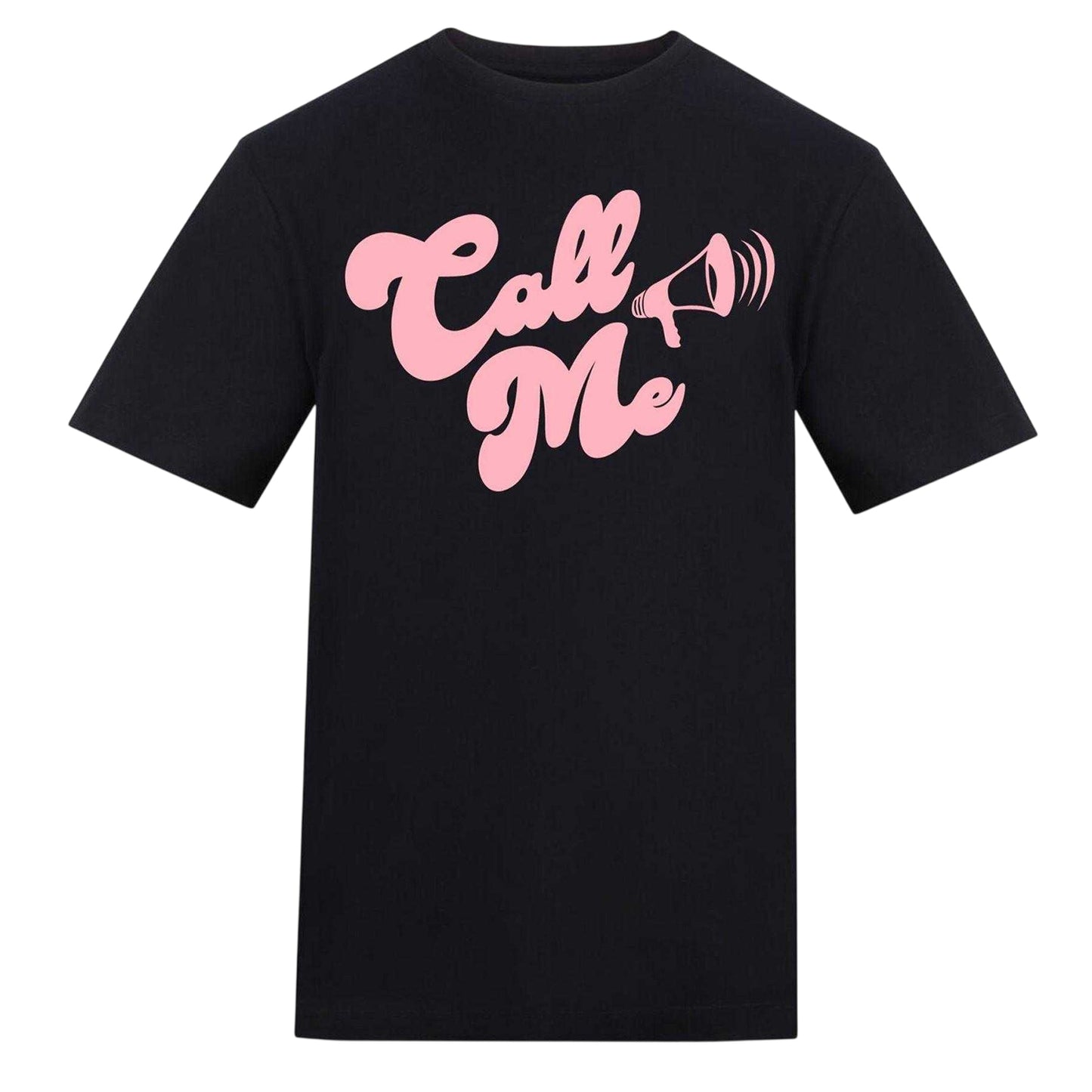 Black - Front - AWD Mens Call Me T-Shirt