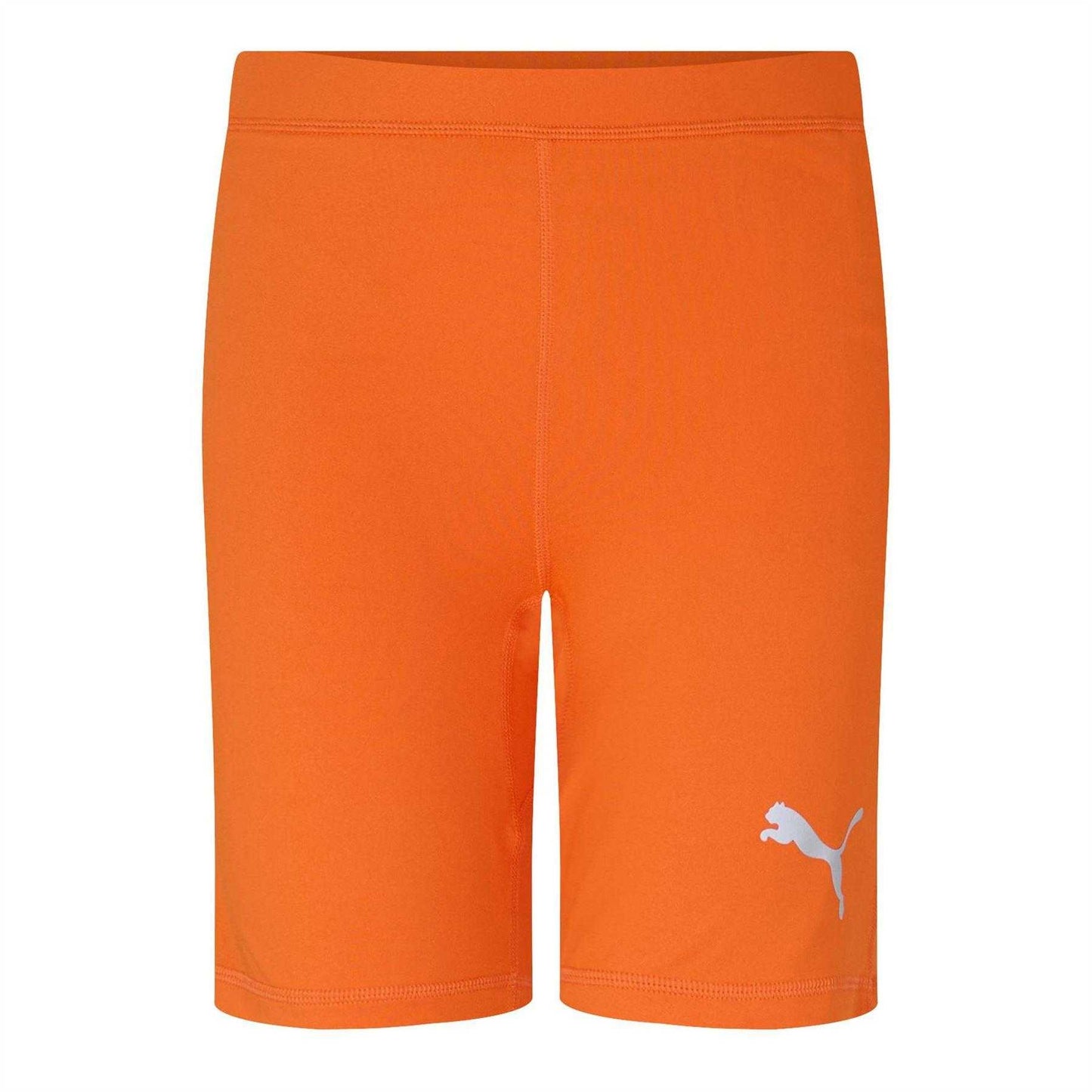 Orange - Front - Puma Mens Liga Short Tights