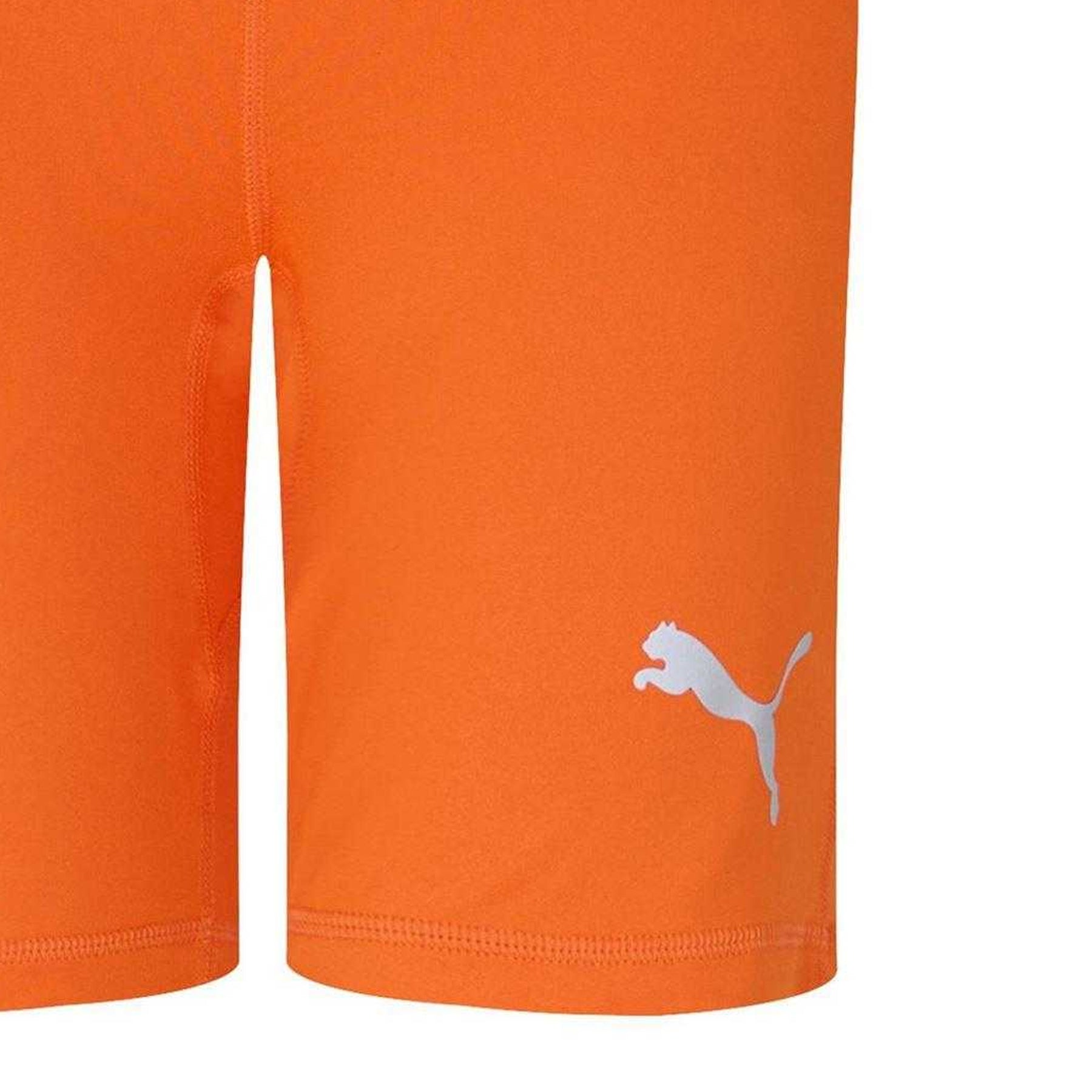 Orange - Back - Puma Mens Liga Short Tights