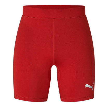 Red - Front - Puma Mens Liga Short Tights