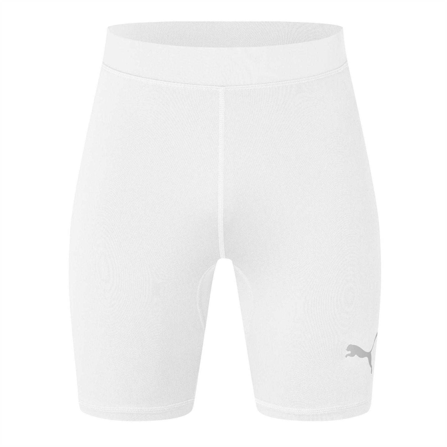White - Front - Puma Mens Liga Short Tights