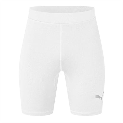 White - Front - Puma Mens Liga Short Tights
