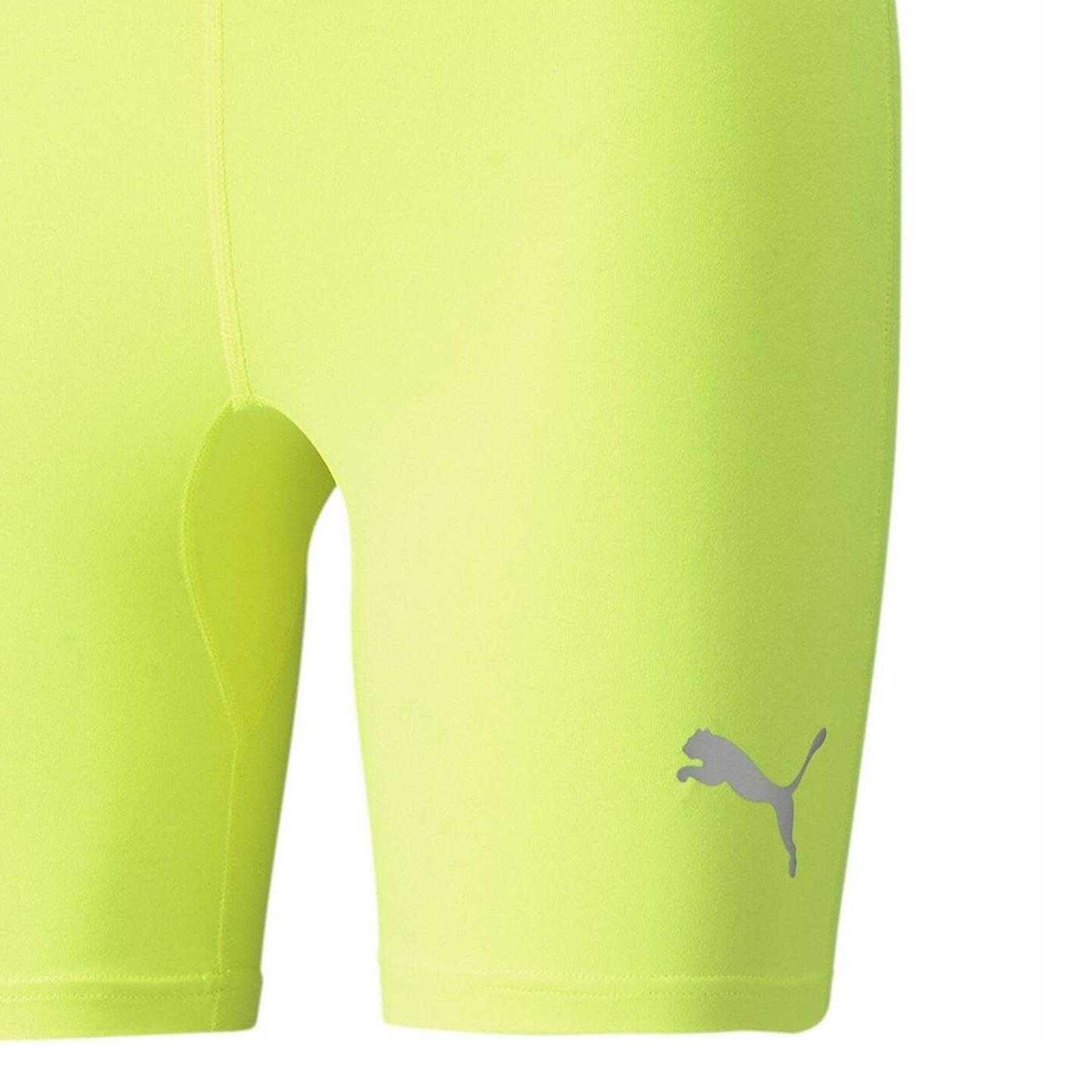 Yellow - Back - Puma Mens Liga Short Tights
