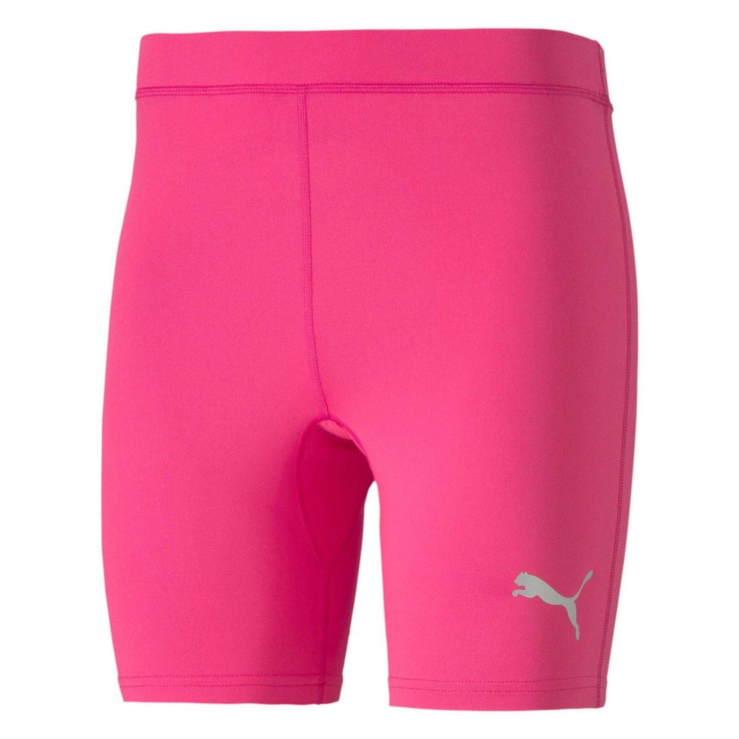 Fluorescent Pink - Front - Puma Mens Liga Short Tights
