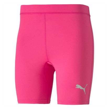 Fluorescent Pink - Front - Puma Mens Liga Short Tights