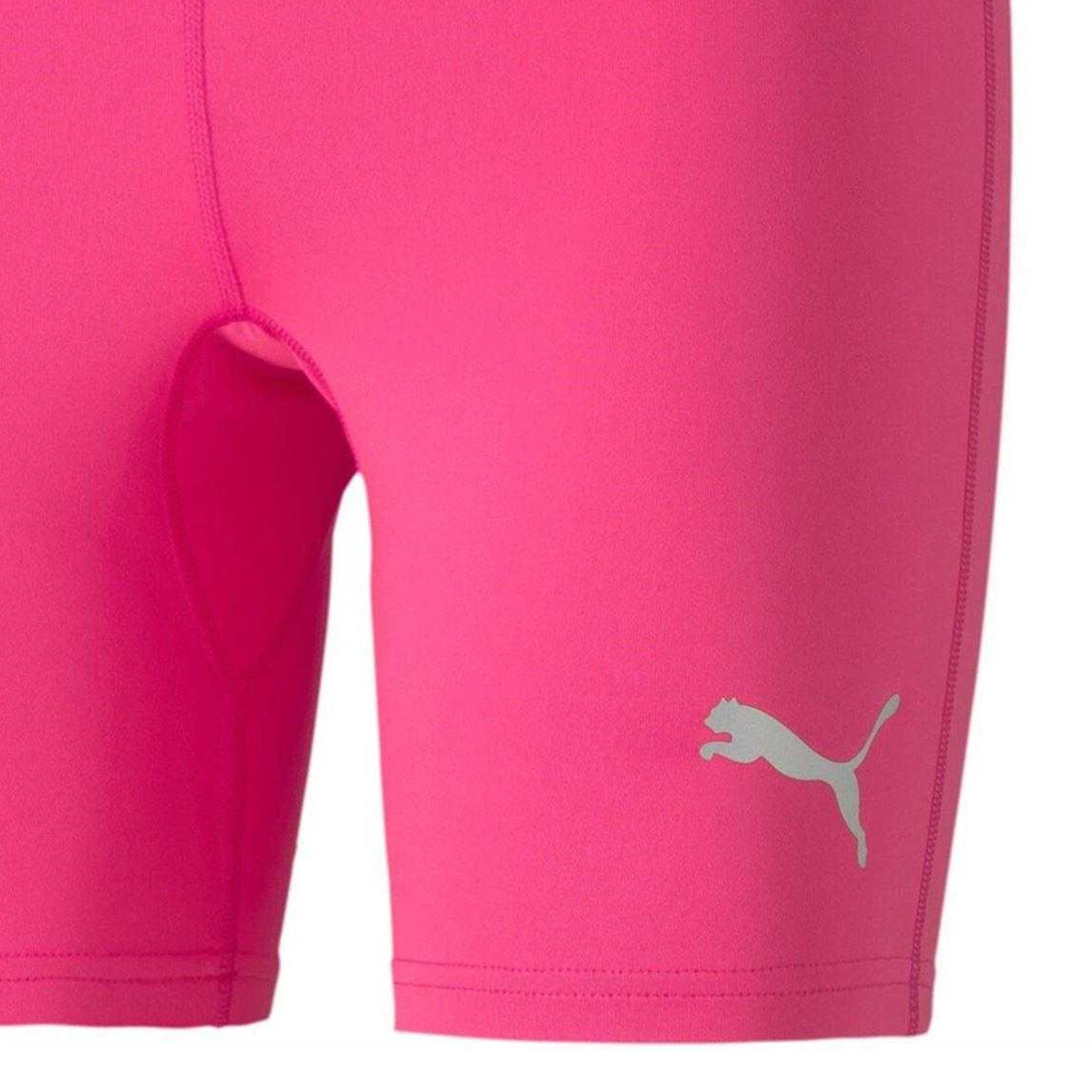 Fluorescent Pink - Side - Puma Mens Liga Short Tights