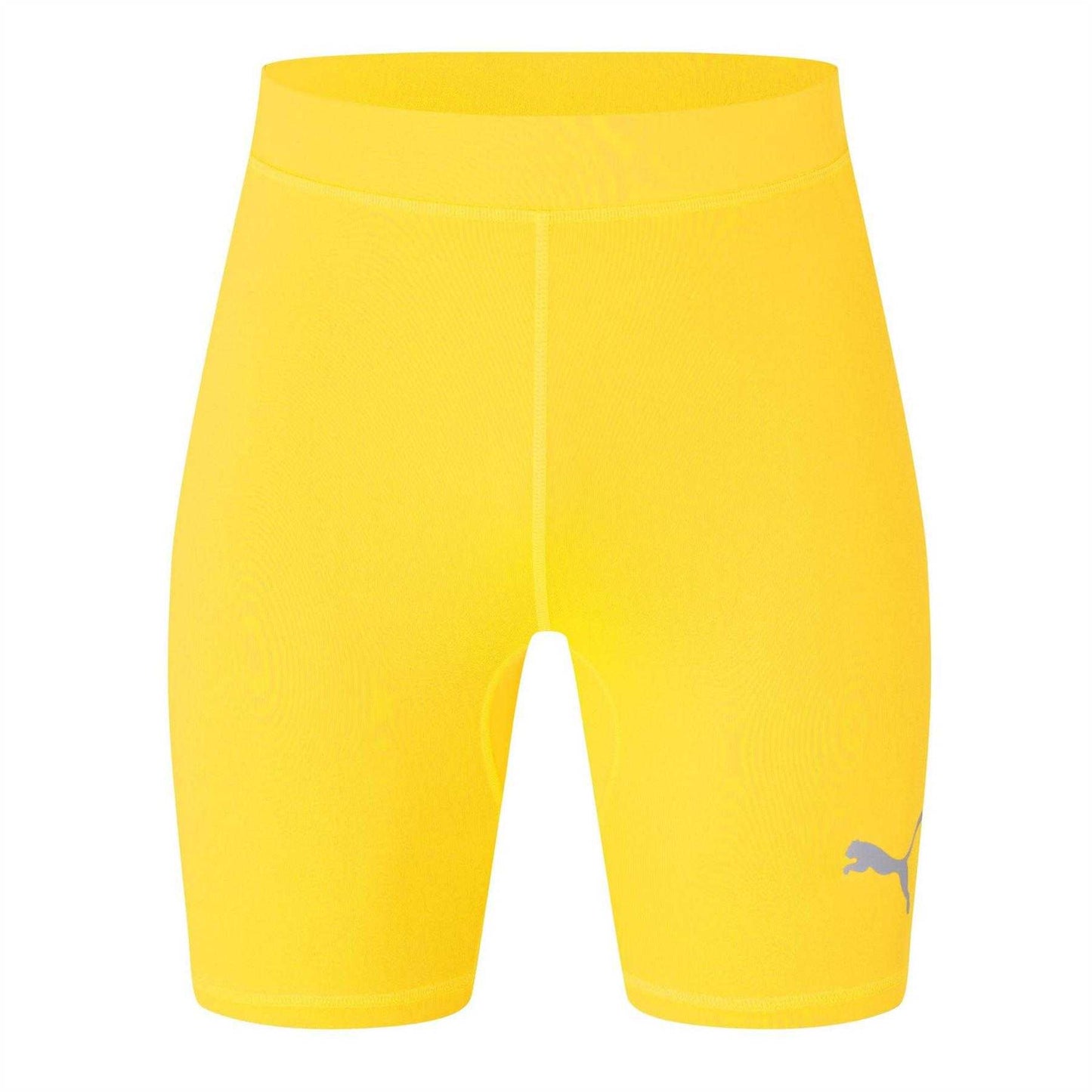 Cyber Yellow - Front - Puma Mens Liga Short Tights