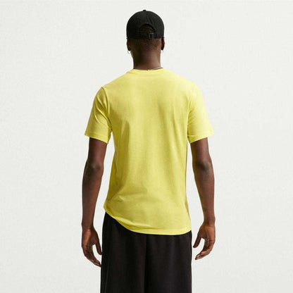 Yellow - Back - Nike Mens Air Jordan Woven Track Shorts
