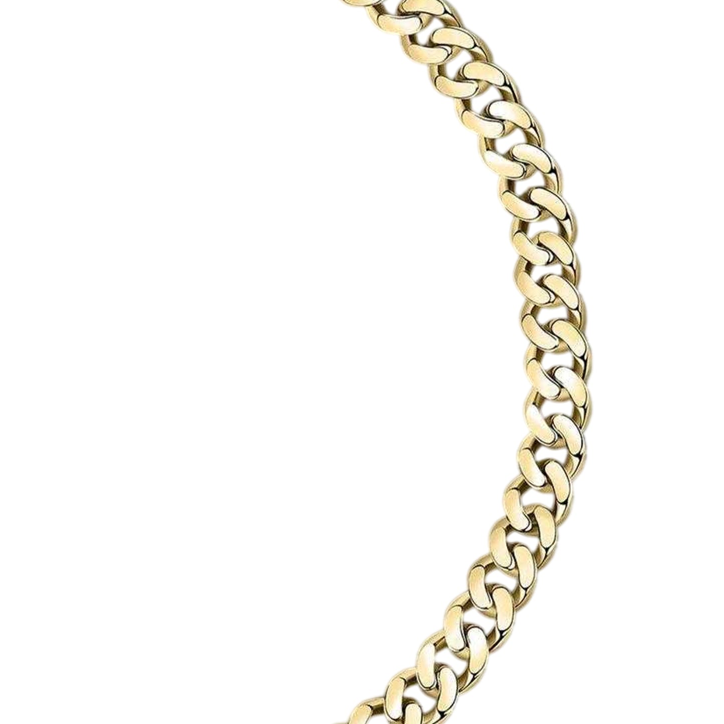 Gold - Back - Chiara Ferragni Curb Chain Necklace