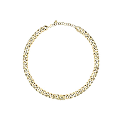 Gold - Front - Chiara Ferragni Curb Chain Necklace