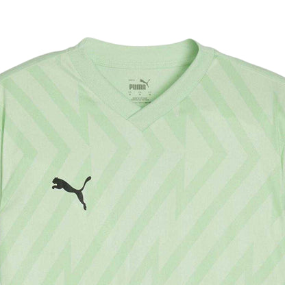 Fresh Mint-Black - Side - Puma Mens Teamglory Chevron T-Shirt