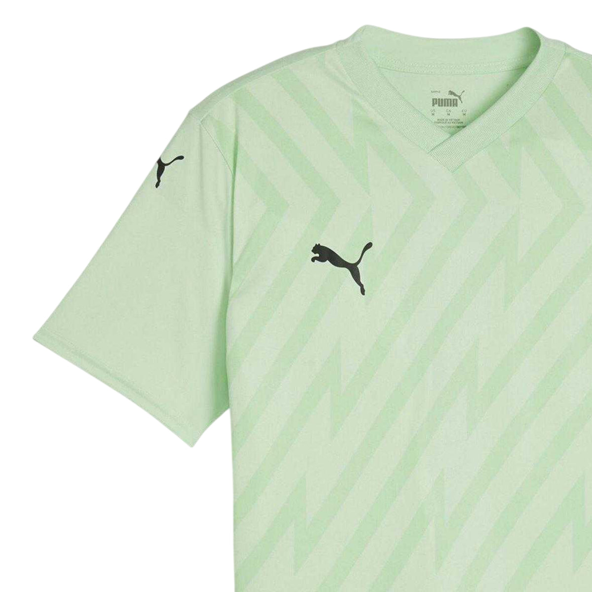 Fresh Mint-Black - Lifestyle - Puma Mens Teamglory Chevron T-Shirt