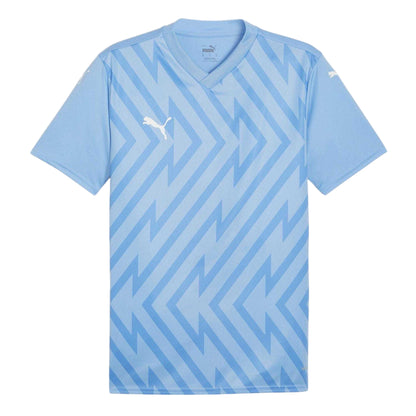 Light Blue - Front - Puma Mens Teamglory Chevron T-Shirt
