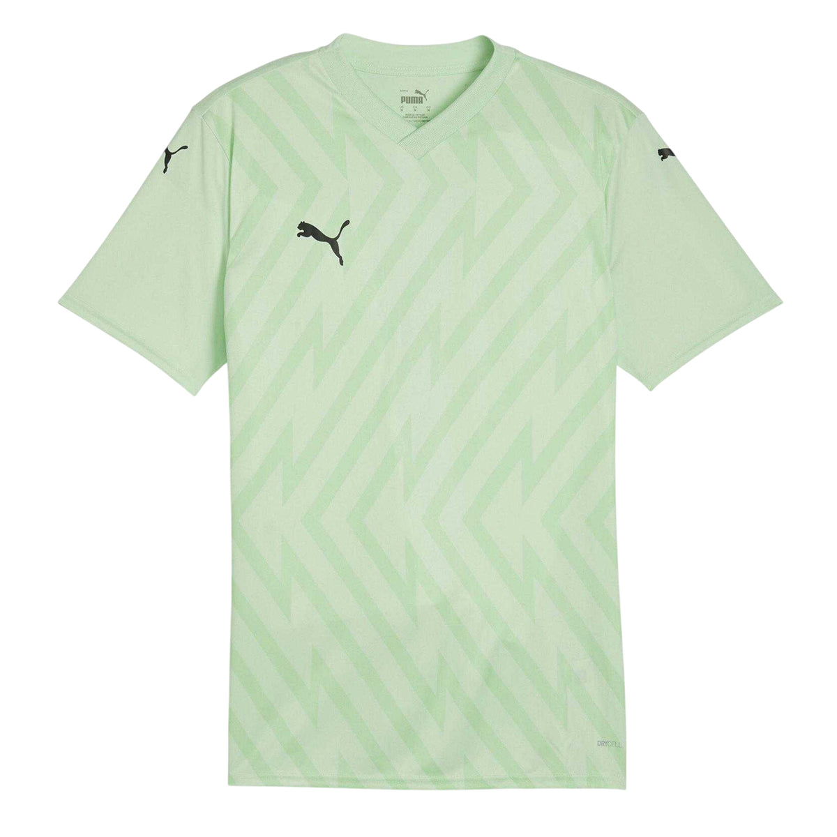 Fresh Mint-Black - Front - Puma Mens Teamglory Chevron T-Shirt