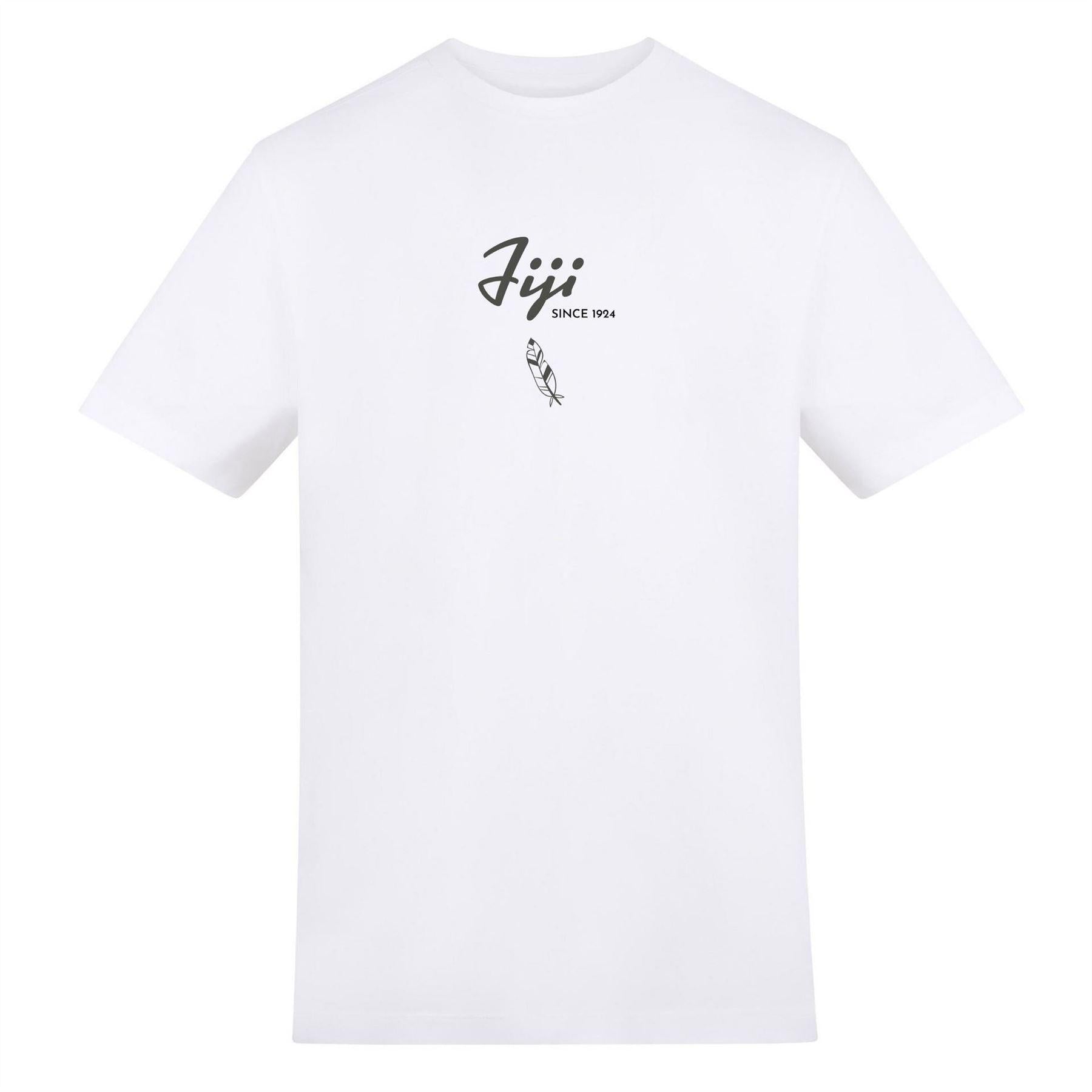 White - Front - AWD Mens Fiji Since 1924 T-Shirt