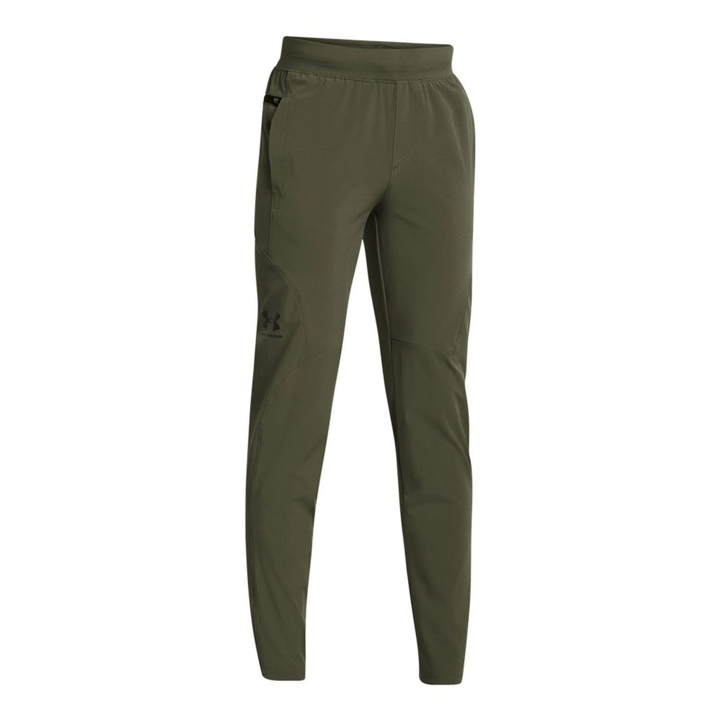Green - Front - Under Armour Childrens-Kids Unstoppable Tapered Leg Jogging Bottoms