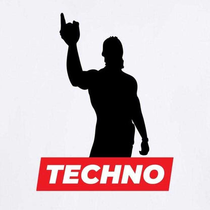 White - Side - AWD Mens Techno T-Shirt