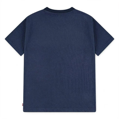 Dress Blues - Back - Levis Childrens-Kids Embroidered Logo Regular T-Shirt