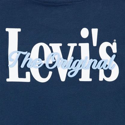 Dress Blues - Side - Levis Childrens-Kids Embroidered Logo Regular T-Shirt