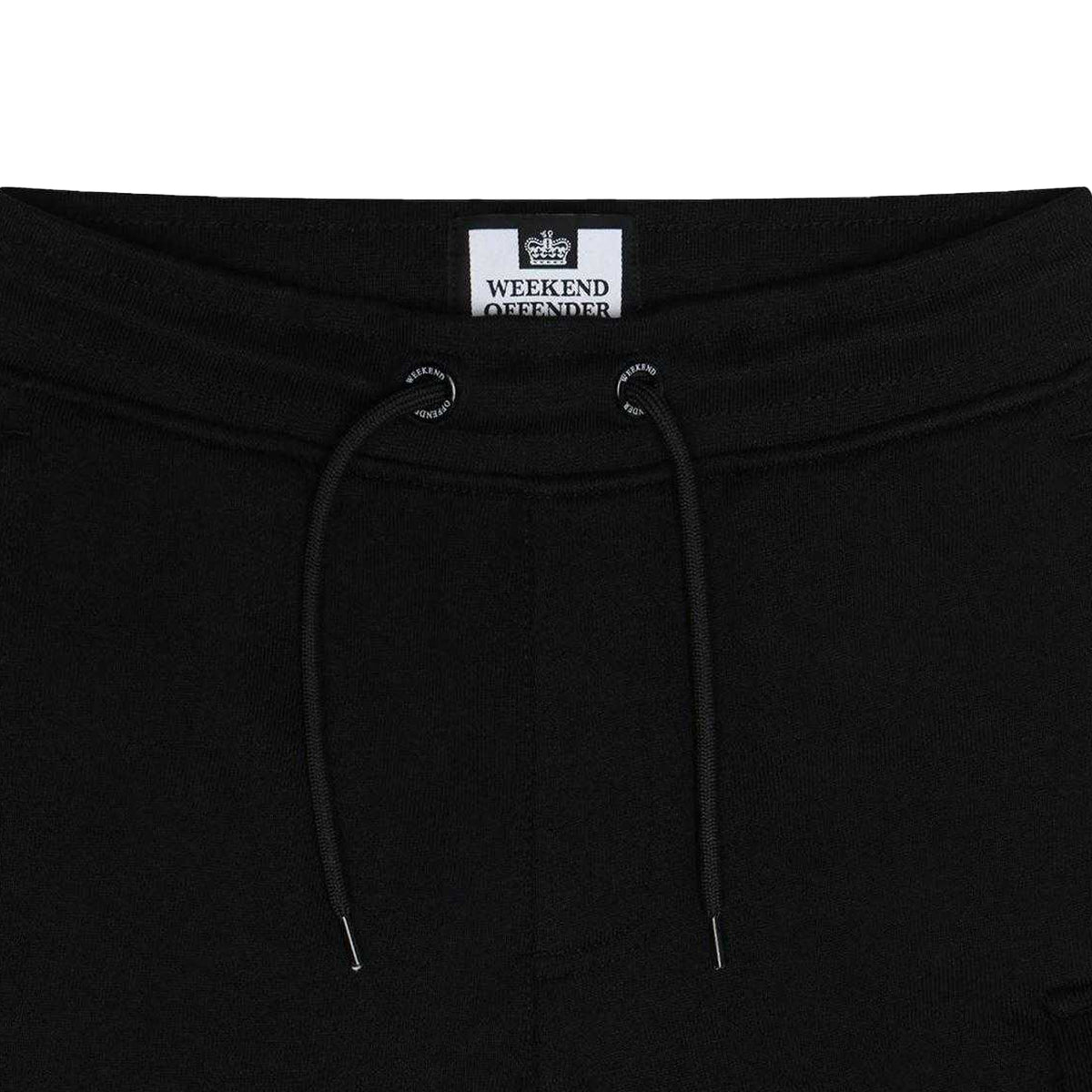 Black - Back - Weekend Offender Boys New Carillo Regular Shorts