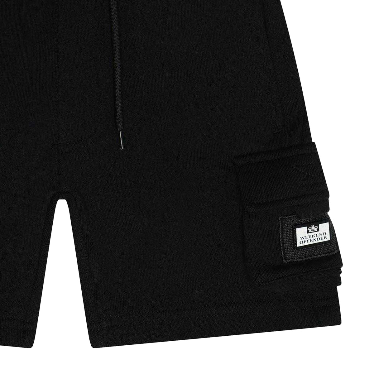 Black - Side - Weekend Offender Boys New Carillo Regular Shorts