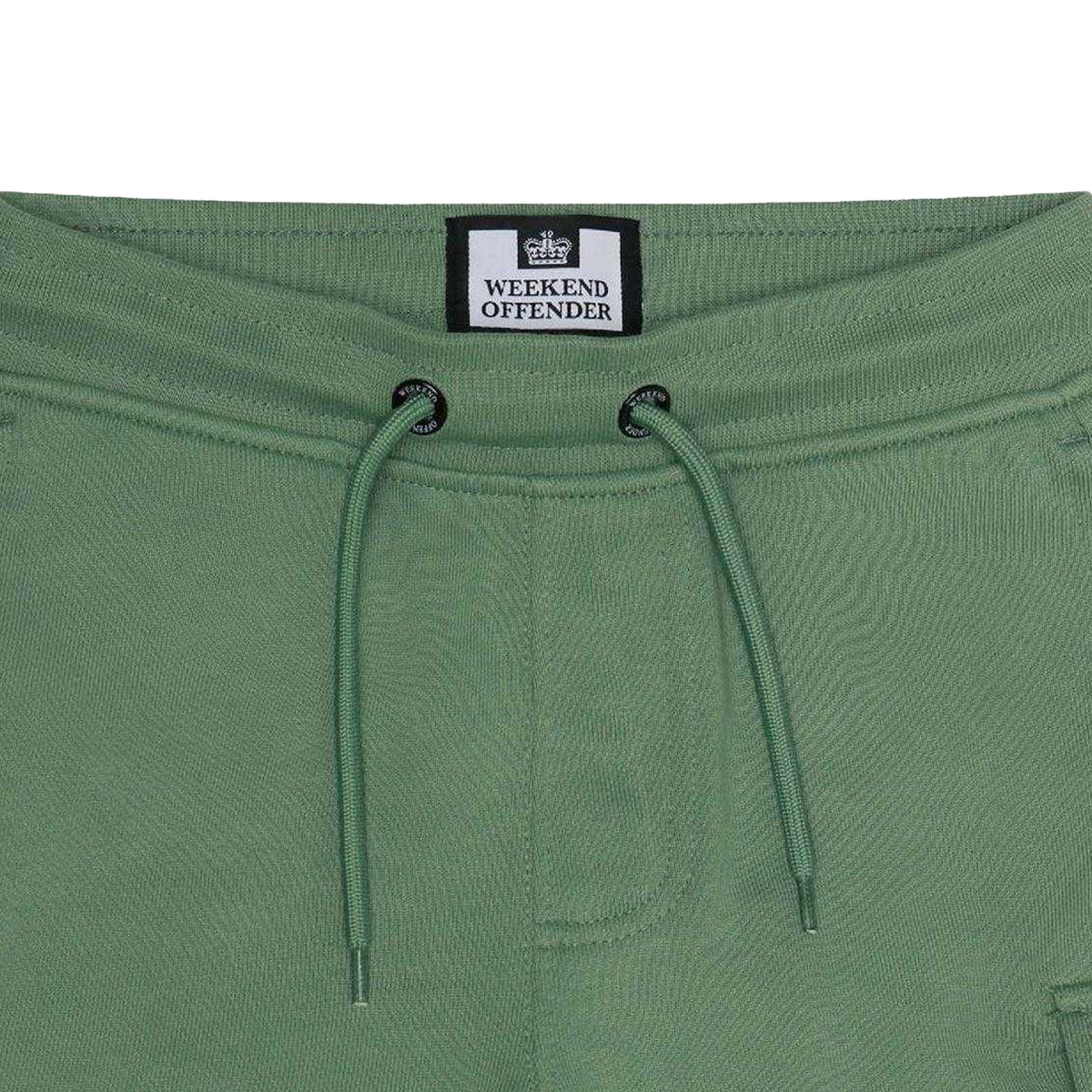 Mid Green - Back - Weekend Offender Boys New Carillo Regular Shorts