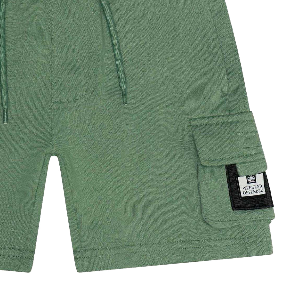 Mid Green - Side - Weekend Offender Boys New Carillo Regular Shorts