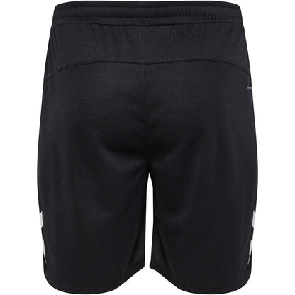 Black - Back - Hummel Mens Lead Side Stripe Training Shorts