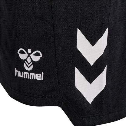 Black - Side - Hummel Mens Lead Side Stripe Training Shorts