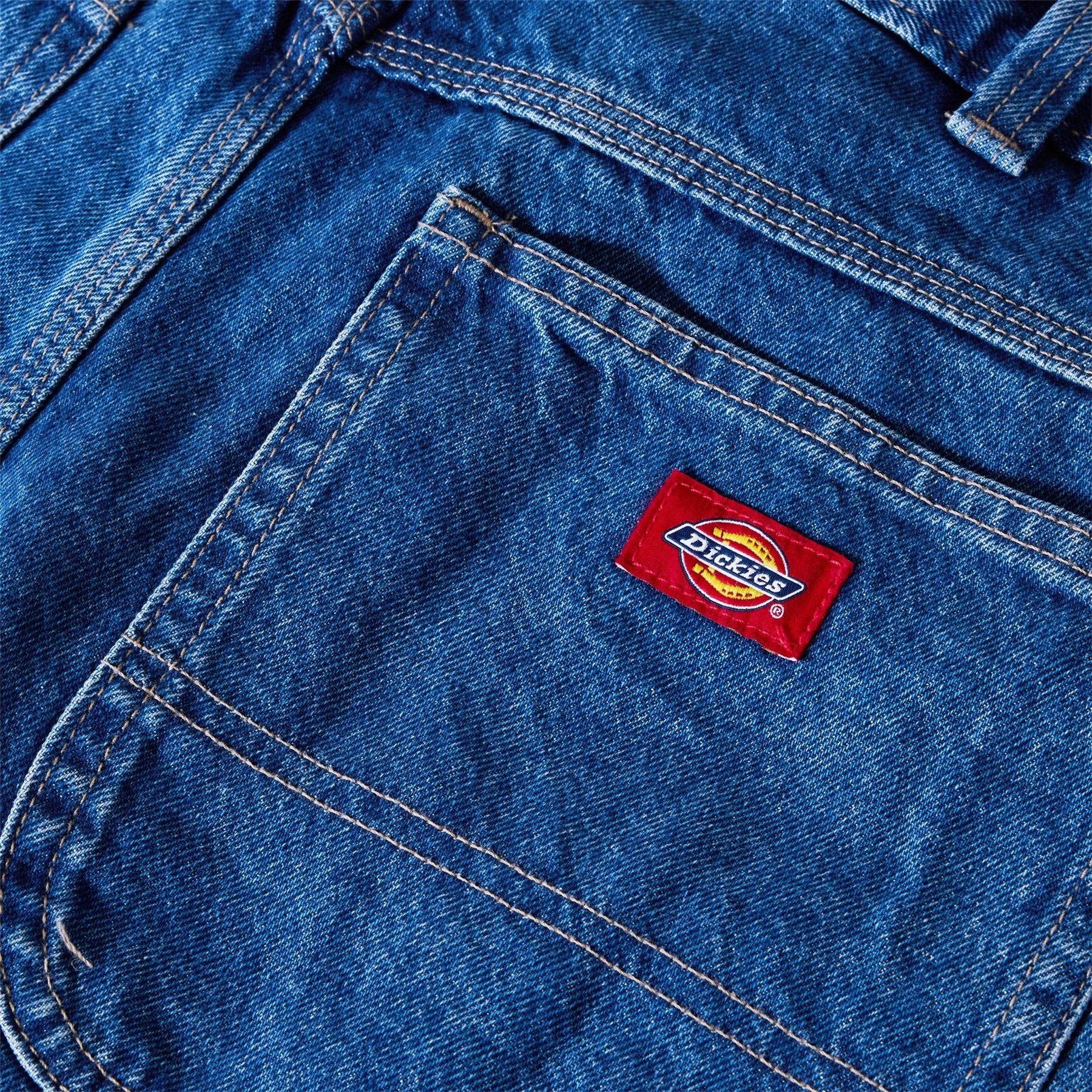 Classic Blue - Side - Dickies Mens Denim Shorts