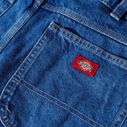 Classic Blue - Side - Dickies Mens Denim Shorts