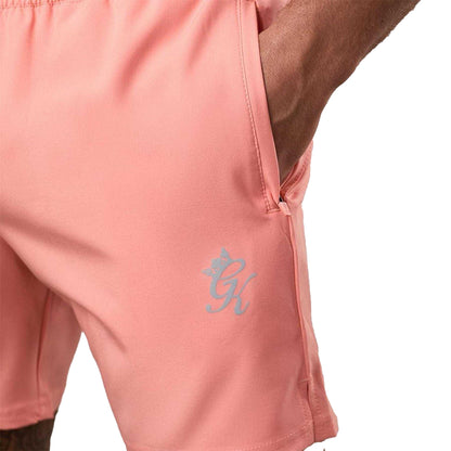 Dusty Coral - Side - Gym King Mens Energy Shorts