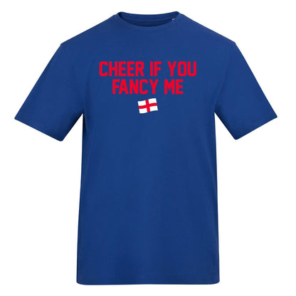 Blue - Front - AWD Mens Cheer If You Fancy Me T-Shirt