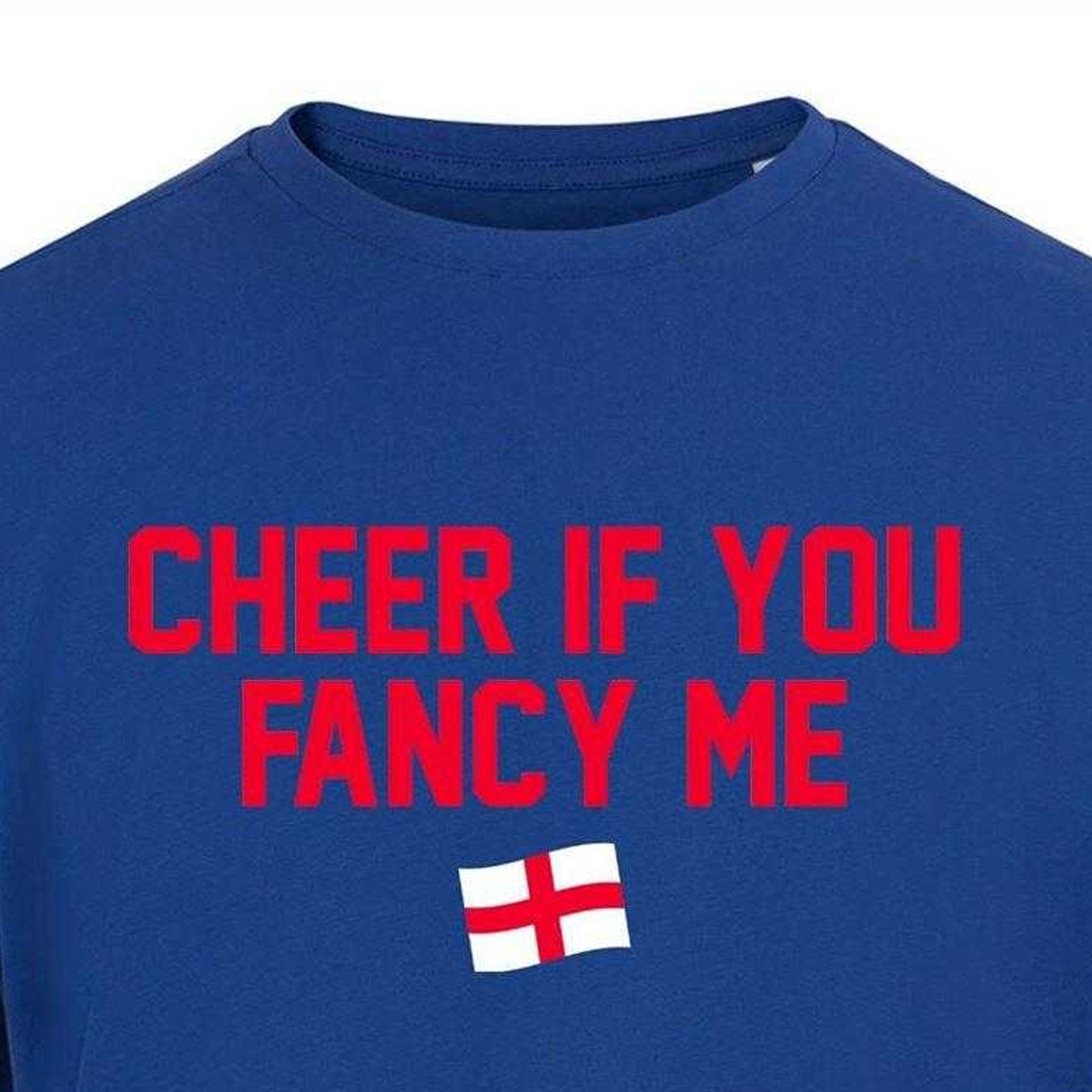 Blue - Side - AWD Mens Cheer If You Fancy Me T-Shirt