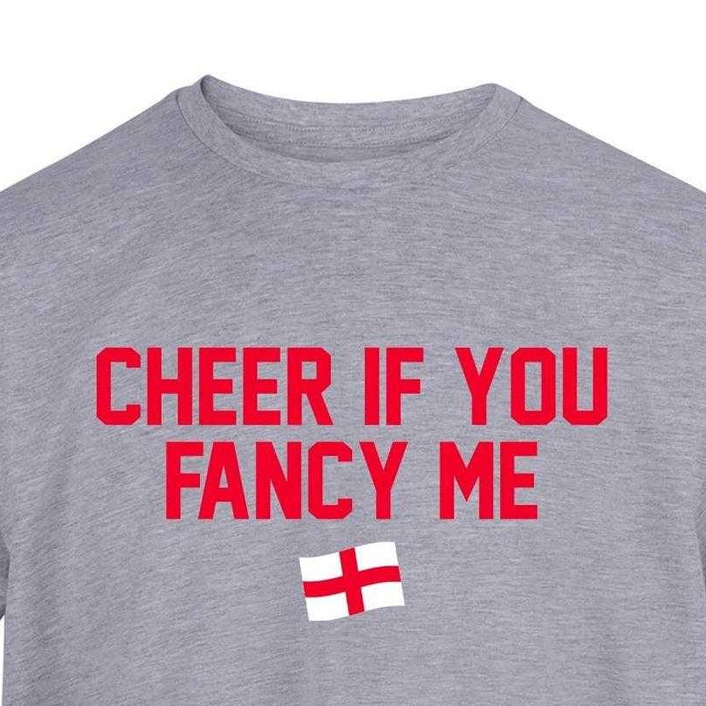 Grey - Side - AWD Mens Cheer If You Fancy Me T-Shirt