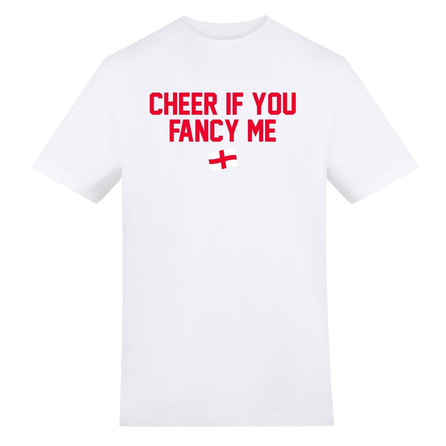 White - Front - AWD Mens Cheer If You Fancy Me T-Shirt