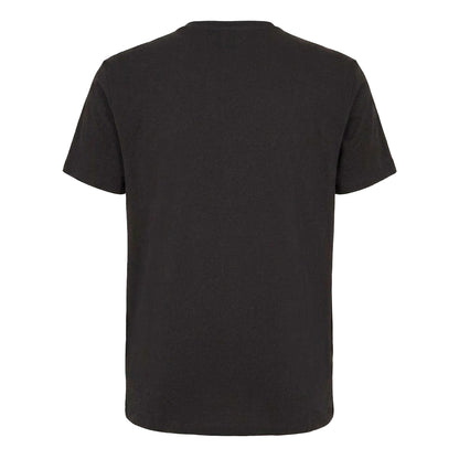 Black - Back - Hugo Mens Plain V Neck T-Shirt