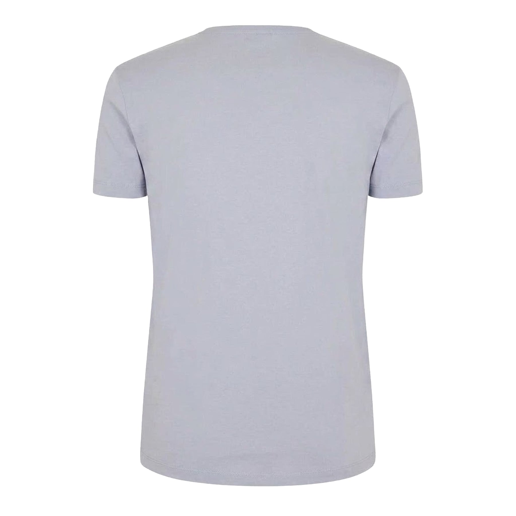 Medium Grey - Back - Hugo Mens Plain V Neck T-Shirt