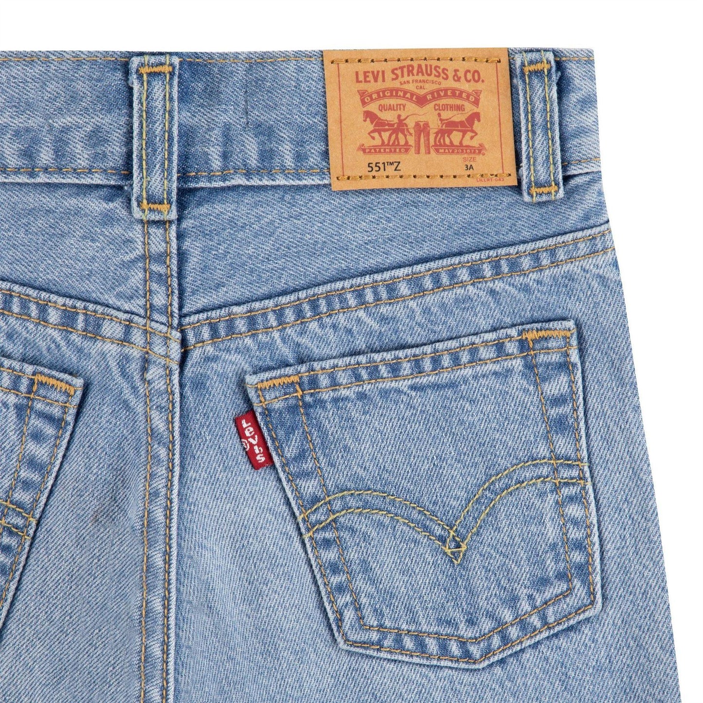 Scratch L9K - Pack Shot - Levis Childrens-Kids Skate Denim Shorts