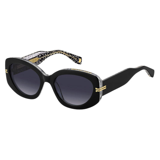 Black-White - Front - Marc Jacobs Womens-Ladies Cat Eye Sunglasses