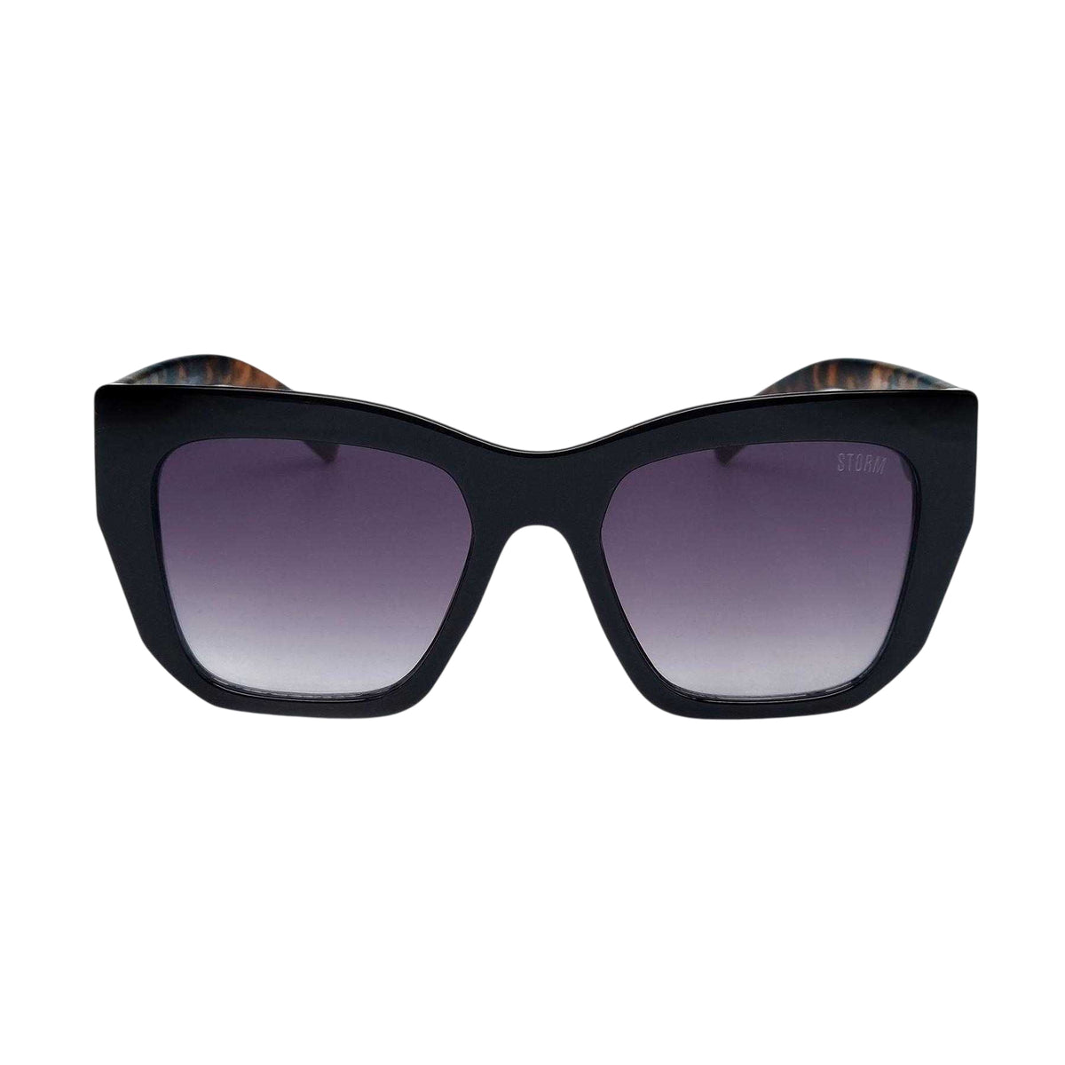 Black - Back - Storm Womens-Ladies Square Sunglasses