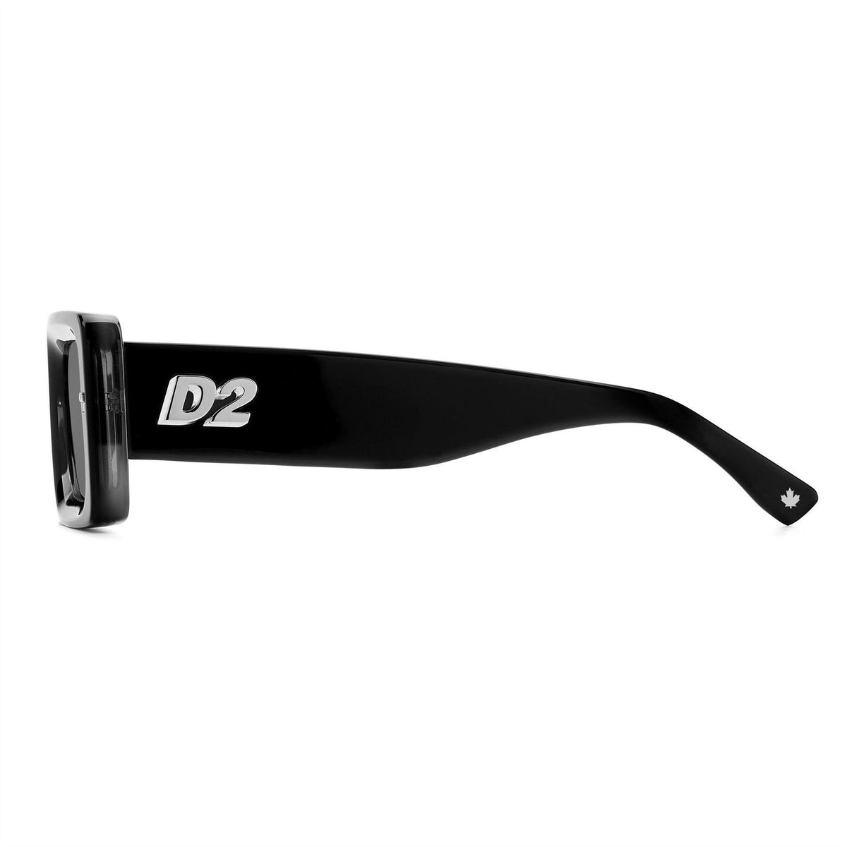 Black-Grey - Back - DSquared2 Mens Rectangular Sunglasses
