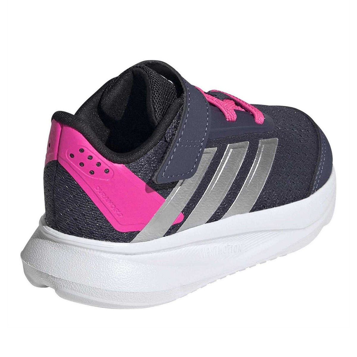 Navy-Silver - Back - Adidas Childrens-Kids Duramo SL Low Cut Walking Shoes