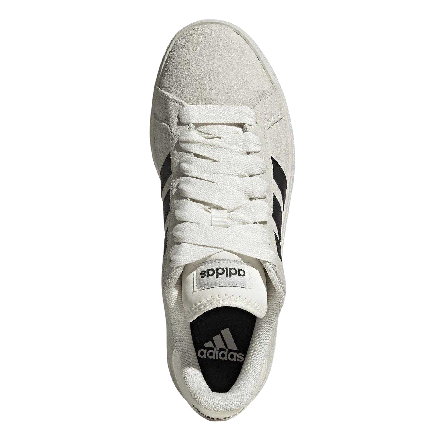 Off White - Lifestyle - Adidas Childrens-Kids Grand Court Suede Trainers