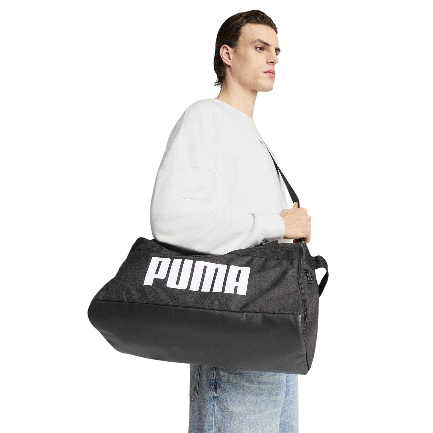 Black - Side - Puma Challenger Sports 22L Holdall