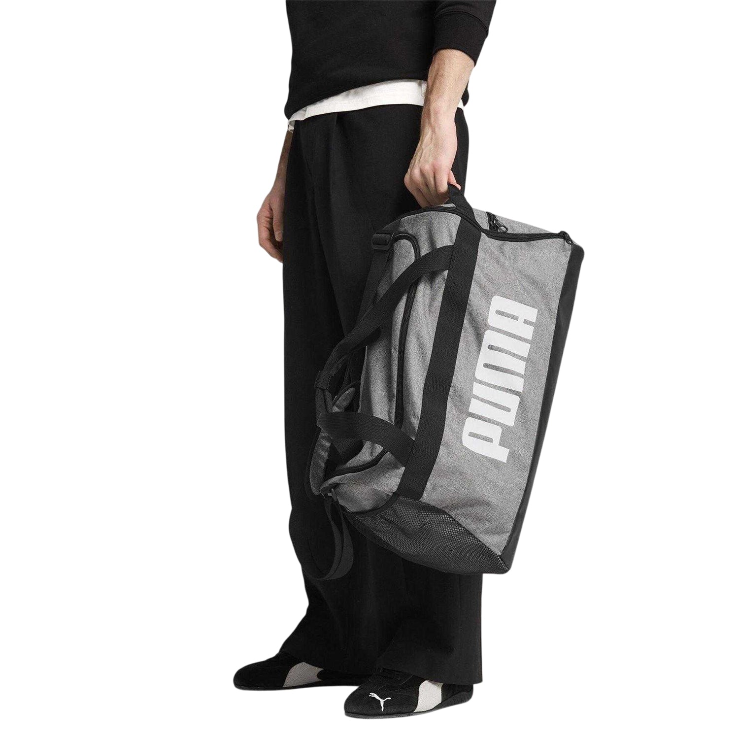 Grey Heather - Side - Puma Challenger Sports 22L Holdall