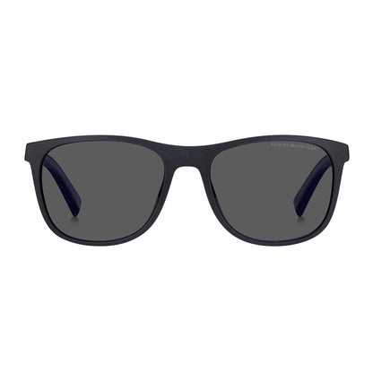 Navy-Black - Side - Tommy Hilfiger Mens Patterned Sunglasses