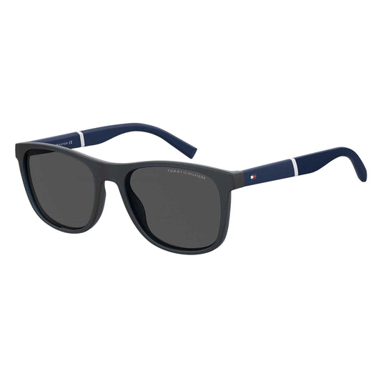 Navy-Black - Front - Tommy Hilfiger Mens Patterned Sunglasses