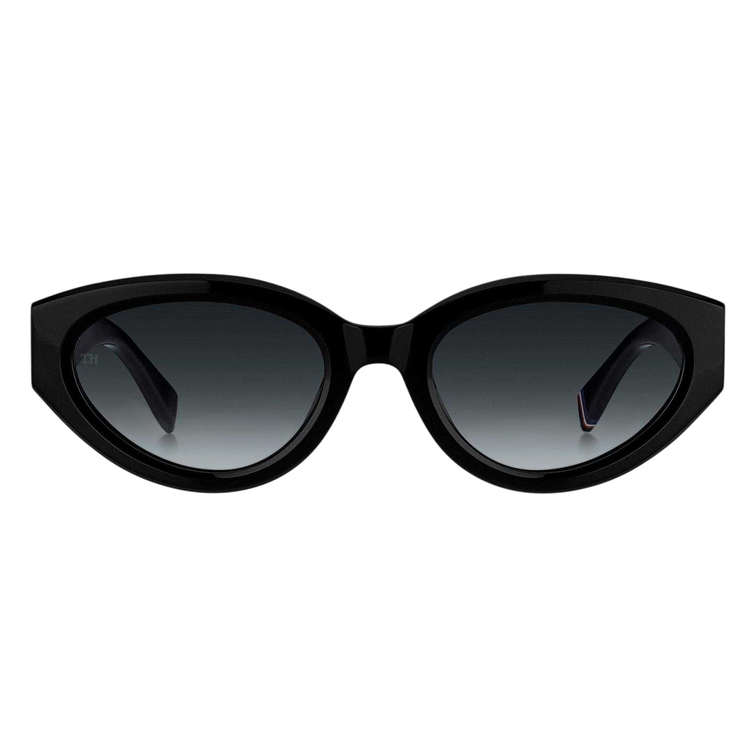 Black - Back - Tommy Hilfiger Womens-Ladies Oval Sunglasses